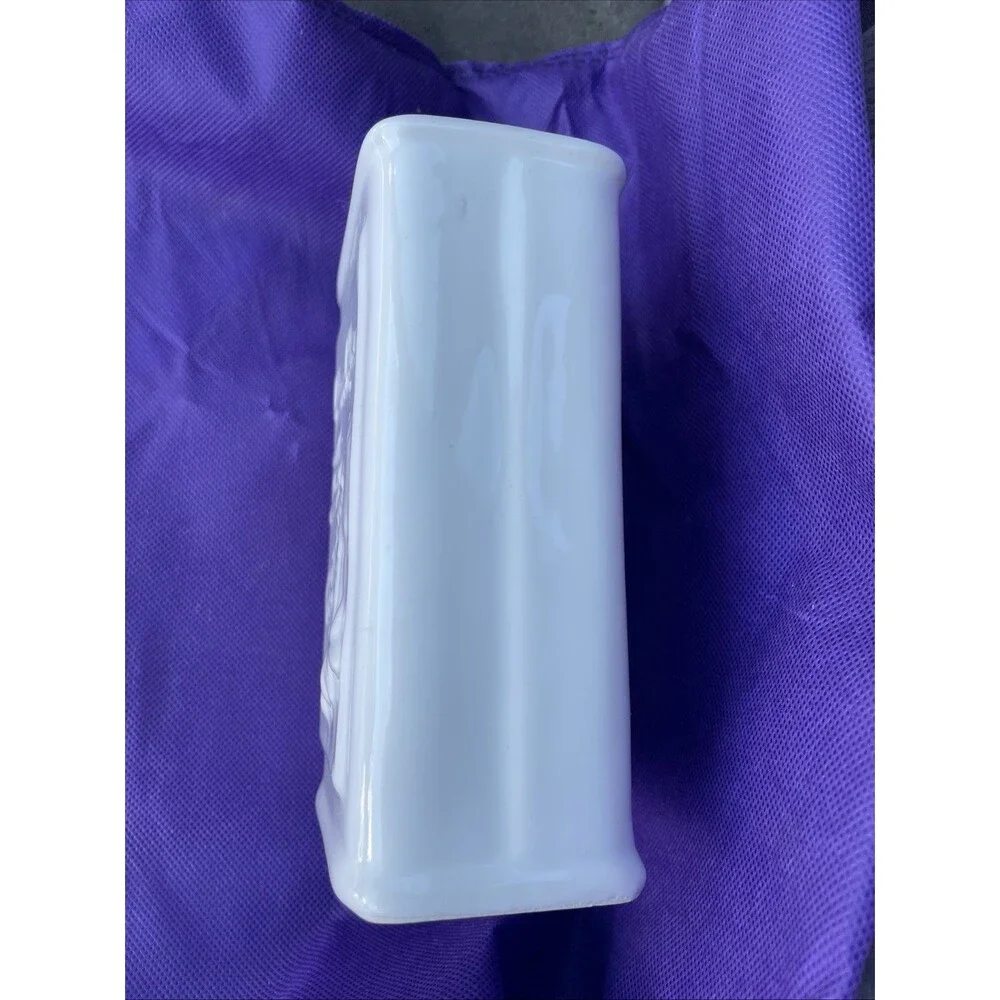 Anthropologie Cucina Olive Oil Cruet White Ceramic Cork Stopper Italy